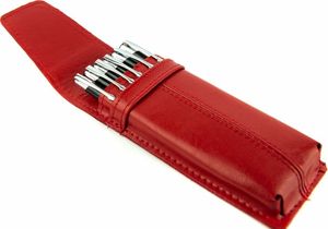 Kemer 061 Piórnik Duży twardy - czerwony KEMER 2