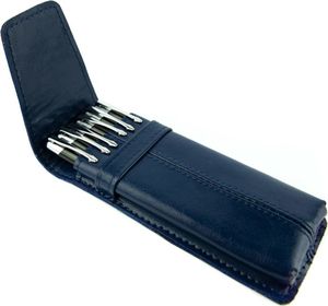 Kemer 061 Piórnik Duży twardy - granat KEMER 2