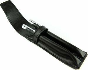 Kemer 068 Piórnik skórzany 2-komorowy-czarny KEMER 2