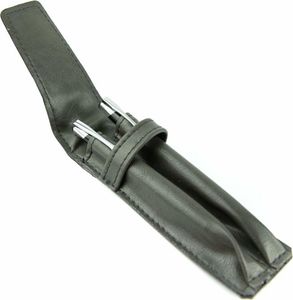 Kemer 068 Piórnik skórzany 2-komorowy-szary KEMER 2