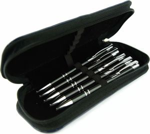 Piórnik Kemer 072 Piórnik duży owalny-granat KEMER 2