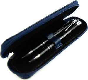 Piórnik Kemer 317 Piórnik owalny mały-granat KEMER 2