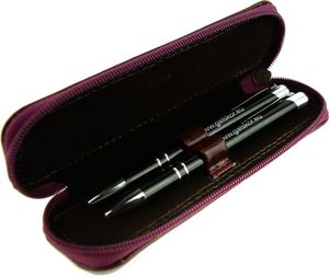 Piórnik Kemer 317 Piórnik owalny mały-wiśnia KEMER 2