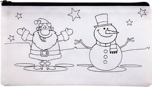 Piórnik Kemer Piórnik do kolorowania Xmas theme, biały 2