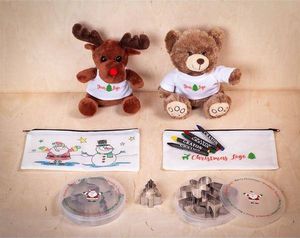 Piórnik Kemer Piórnik do kolorowania Xmas theme, biały 3