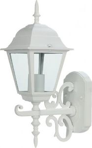 Kinkiet lampa ścienna VT-760 E27 60W IP44 aluminium/szkło biały matowy 1