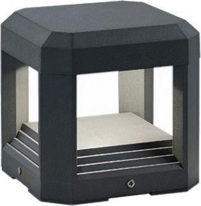Kinkiet lampa ścienna Logone led 1100 lumen 15 cm aluminium antracyt 1