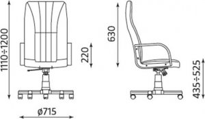 Krzesło biurowe Nowy Styl MEFISTO 2002 Z MECHANIZMEM TILT M-62 32607145 1