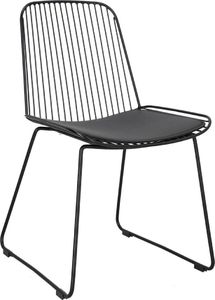 Intesi Krzesło Dill z poduszką Black 1
