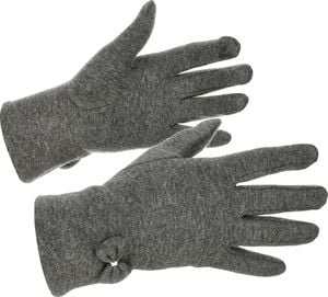 Beltimore Rękawiczki damskie szare dotyk polarek BELTIMORE K30 1