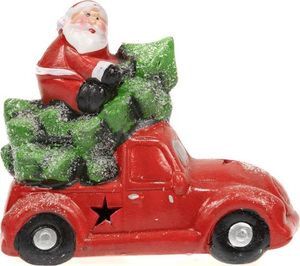 Dekoracja świąteczna Pepco PEPCO Auto z choinką LED 1