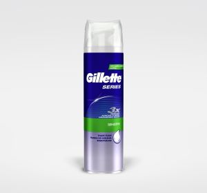 Gillette Series Sensitive Shave Foam Pianka do golenia dla wrażliwej skóry 250ml 1