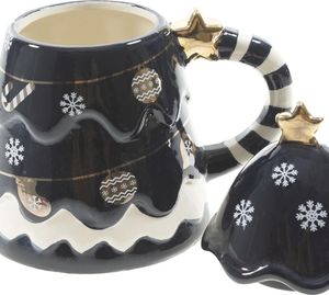 Pepco PEPCO Kubek z pokrywką choinka Czerwony 3