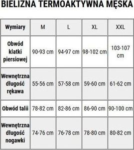 Viking Bielizna termoaktywna męska Gary Bamboo czarna XL 2