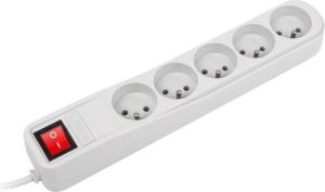 Listwa zasilająca Natec SP5 przeciwprzepięciowa 5 gniazd 1.5 m szara (NSP-0799) 4