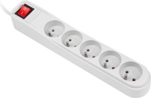 Listwa zasilająca Natec SP5 przeciwprzepięciowa 5 gniazd 5 m szara (NSP-0801) 3