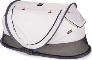 DERYAN Łóżeczko turystyczne Peuter Luxe z moskitierą, kremowe 7