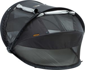 DERYAN Łóżeczko turystyczne pop-up Toddler Luxe z moskitierą, czarne 5