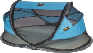 DERYAN Łóżeczko turystyczne Baby Luxe z moskitierą, niebieskie 3