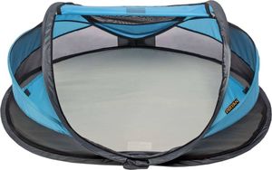 DERYAN Łóżeczko turystyczne Baby Luxe z moskitierą, niebieskie 4