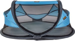 DERYAN Łóżeczko turystyczne Baby Luxe z moskitierą, niebieskie 5