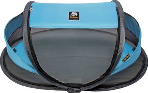 DERYAN Łóżeczko turystyczne Baby Luxe z moskitierą, niebieskie 6