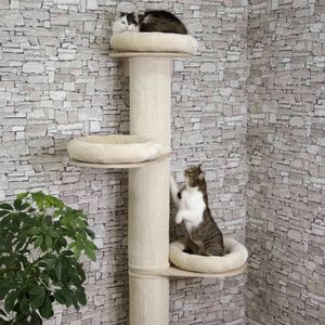 Kerbl Kerbl Drapak dla kota Dolomit Tower, 187 cm, beżowy 1