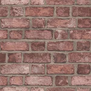 Homestyle Homestyle Tapeta Brick Wall, czerwona 1