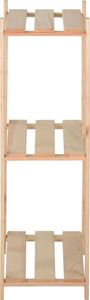 vidaXL Regał z 3 półkami, 80x28,5x90 cm, drewno sosnowe 3