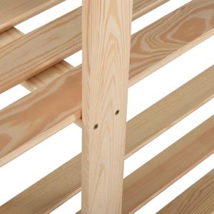 vidaXL Regał z 5 półkami, 170x28,5x170 cm, drewno sosnowe 4