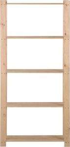 vidaXL Regał z 5 półkami, 80x28,5x170 cm, drewno sosnowe 2