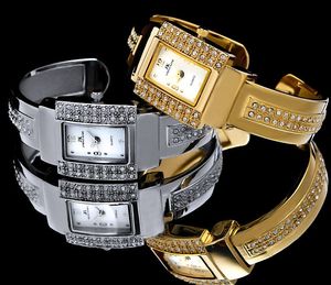 Zegarek Jordan Kerr Jordan Kerr Srebrny damski zegarek, bransoleta typu klips, zdobiony cyrkoniami, antyalergiczny 5