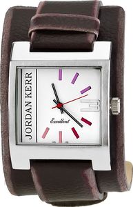 Zegarek Jordan Kerr Jordan Kerr Damski zegarek, pasek ze skóry ekologicznej, czytelna tarcza, antyalergiczny 1