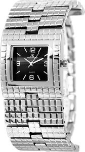 Zegarek Jordan Kerr Jordan Kerr Srebrny zegarek damski, szeroka połyskująca bransoleta, antyalergiczny 1