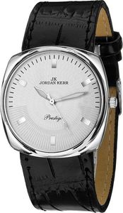 Zegarek Jordan Kerr Jordan Kerr Zegarek damski, szeroki czarny pasek, czytelna tarcza, antyalergiczny 1