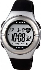 Zegarek Xonix Xonix Zegarek treningowy, pulsometr, wskaźnik BMI, pamięć pomiarów, WR 100M 1