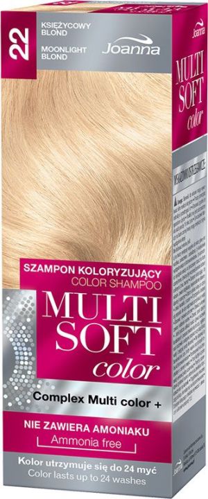 Joanna Multi Soft Color Szampon koloryzujący nr 22 Księżycowy Blond 1
