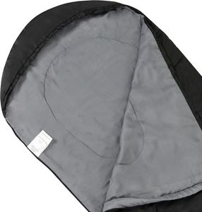 Campus Śpiwór mumia z kapturem CAMPUS Pioneer 200 czarny - prawy 2