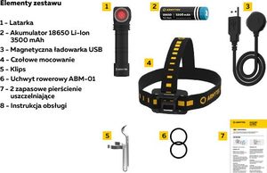 Latarka czołowa Armytek Wizard C2 WR Magnet 3