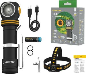 Latarka czołowa Armytek Elf C2 Micro-USB White 2