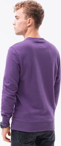 Ombre Bluza męska bez kaptura B978 - fioletowa XL 4