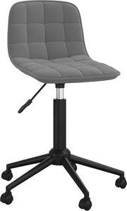 Krzesło biurowe vidaXL Ciemnoszary 1