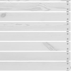 vidaXL 2-osobowa sofa ogrodowa, biała, lite drewno sosnowe ! 6