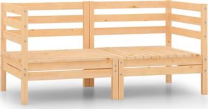 vidaXL 2-osobowa sofa ogrodowa, lite drewno sosnowe ! 2