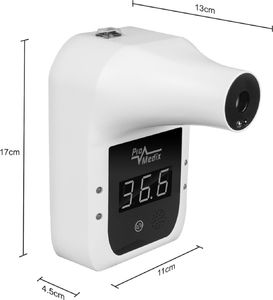 Termometr ProMedix PR-685 ścienny bezdotykowy na podczerwień 8