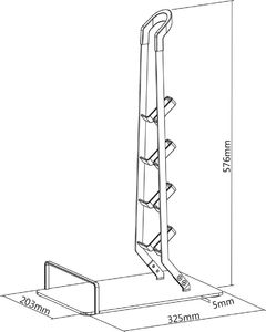 Maclean Stojak na odkurzacz bezprzewodowy Maclean, z uchwytami na akcesoria, uniwersalny, MC-905 18