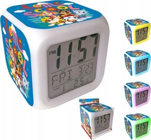 Nickelodeon PSI PATROL ZEGAR KOSTKA BUDZIK ZMIENIA KOLORY 4