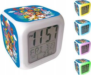 Nickelodeon PSI PATROL ZEGAR KOSTKA BUDZIK ZMIENIA KOLORY 6