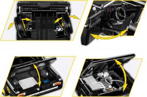 Cobi Cars Opel Record C-Schwarze Witwe (24333) 6