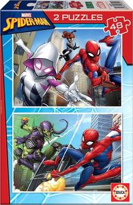 Educa Puzzle 2x48 Spider-Man G3 1